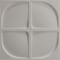 Ekena Millwork 19 5/8in. W x 19 5/8in. H Edmund EnduraWall Decorative 3D Wall Panel Covers 2.67 Sq. Ft. WP20X20EUBCO - alternate 5